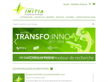 Tablet Screenshot of initia.org
