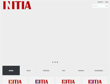 Tablet Screenshot of initia.gr